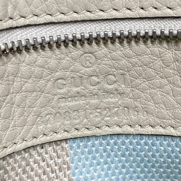 GUCCI Bamboo Classic Cream Leather Handbag bran615-100325 - Picture 13 of 14